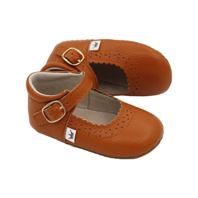 Oxford Mary Jane&#39;s - Brown