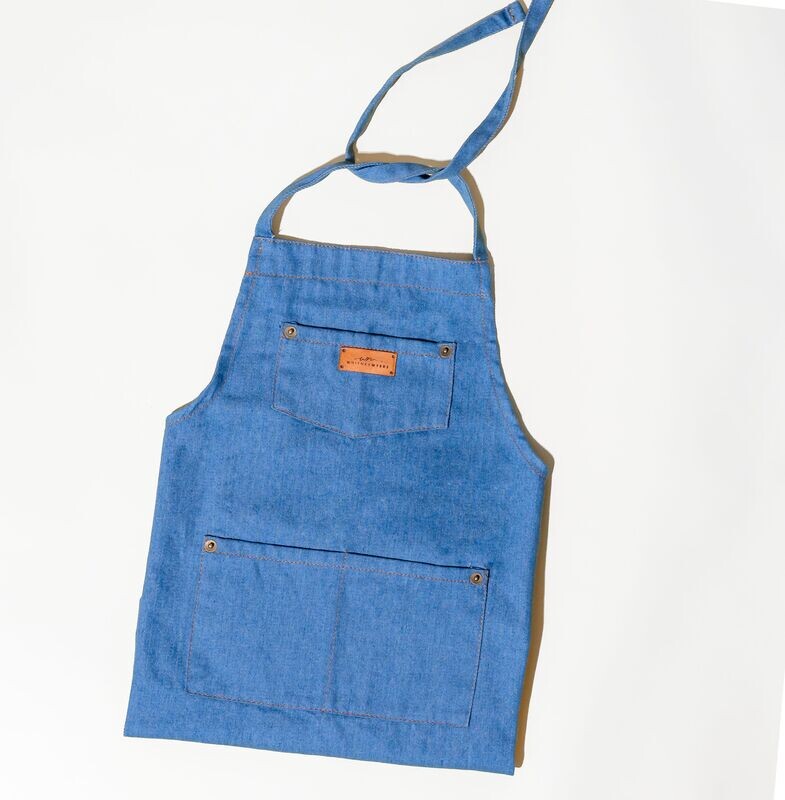 Light Wash Denim Apron