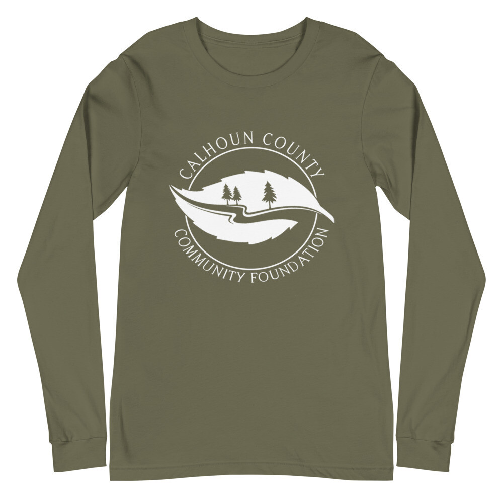 Community Foundation Logo Long Sleeve Tee (multiple colors available)