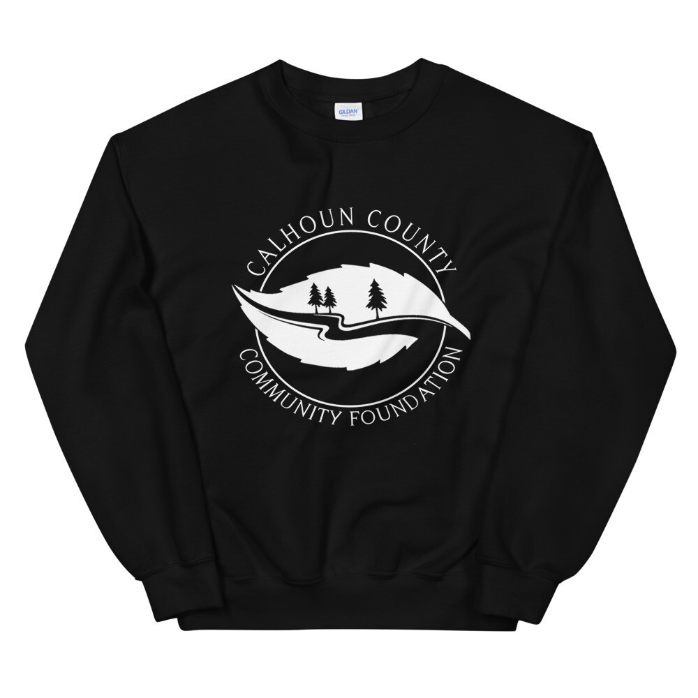 Community Foundation Logo Sweatshirt (multiple colors available), Color: Black, Size: S