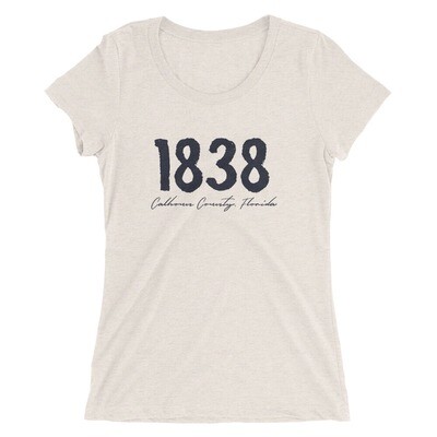 1838 Women's Tee (multiple colors available)