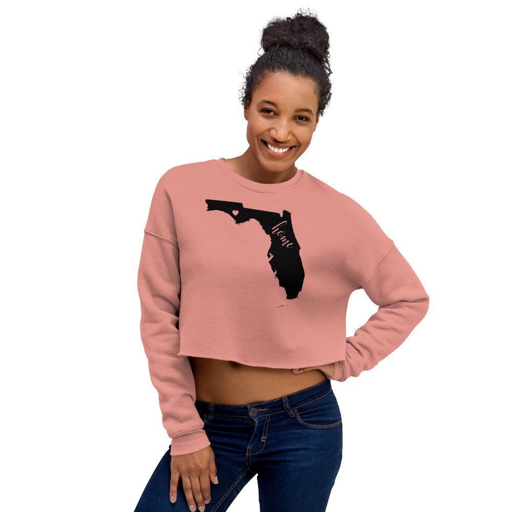 Home Cropped Sweatshirt (multiple colors available), Color: Mauve, Size: S