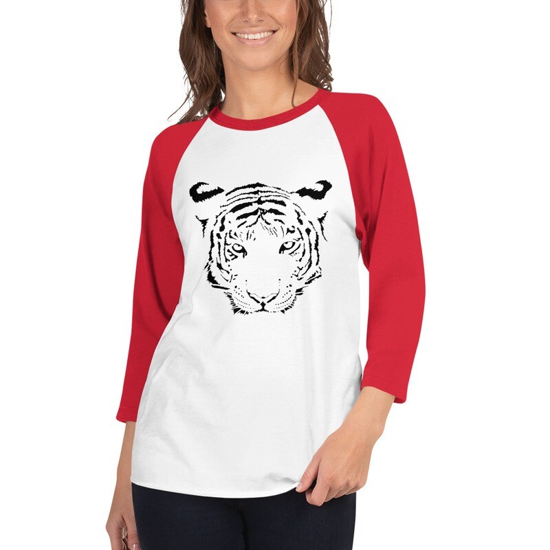 TIGER Women&#39;s 3/4 sleeve raglan shirt (multiple colors available)