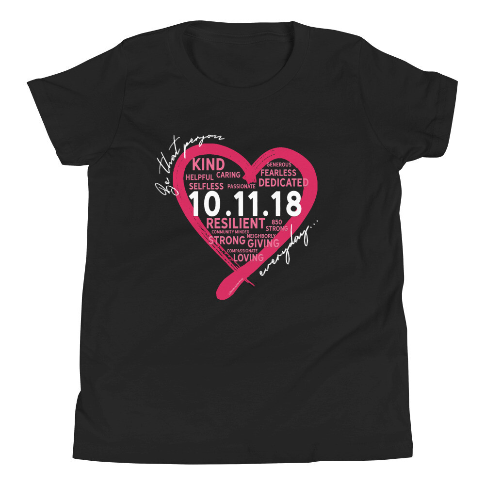10.11.18  Youth Tee (multiple colors available), Color: Black, Size: S