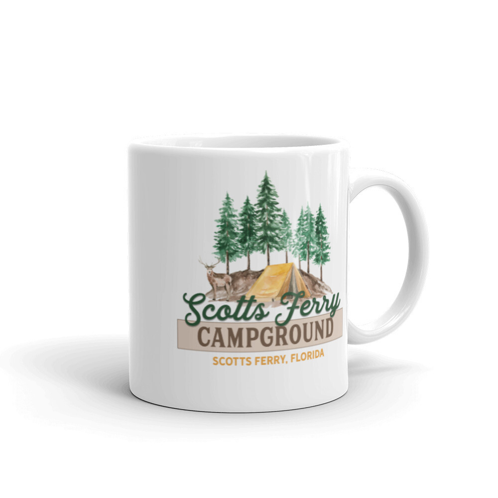 Scotts Ferry Campground Coffee Mug, Size: 11oz