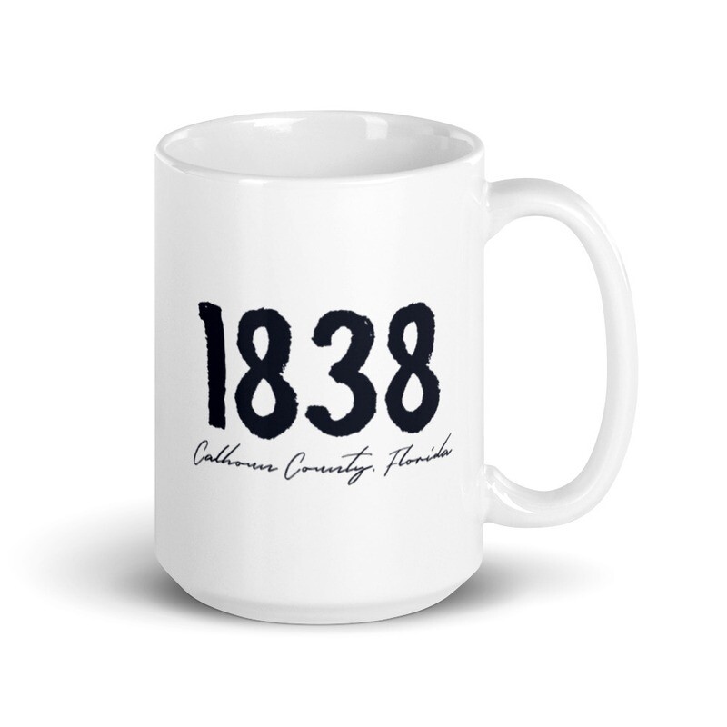 1838 Calhoun County Coffee Mug