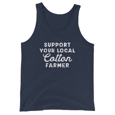 Support Cotton Farmers Unisex Tank (multiple colors available)