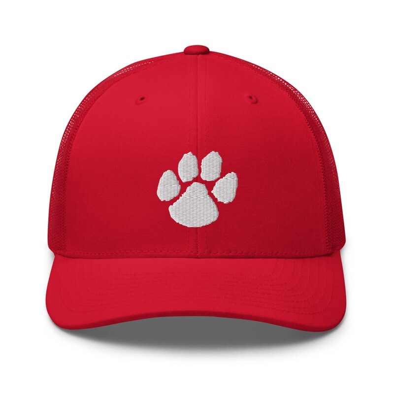 Paw Print Trucker Cap (multiple colors available)
