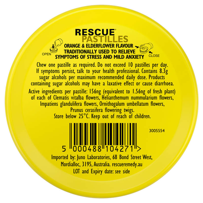 Rescue Remedy Elder Flower Pastilles