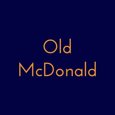Old McDonald