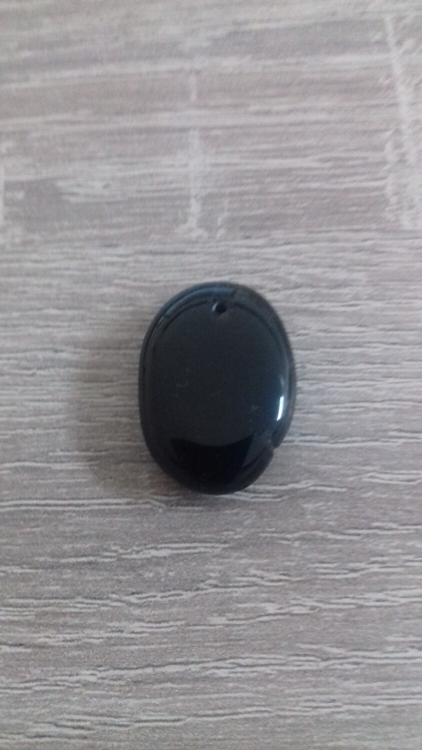 Pierre Roulée Obsidienne Dorée - Gemme Naturelle, Jouet De Pouce En Palm Stone