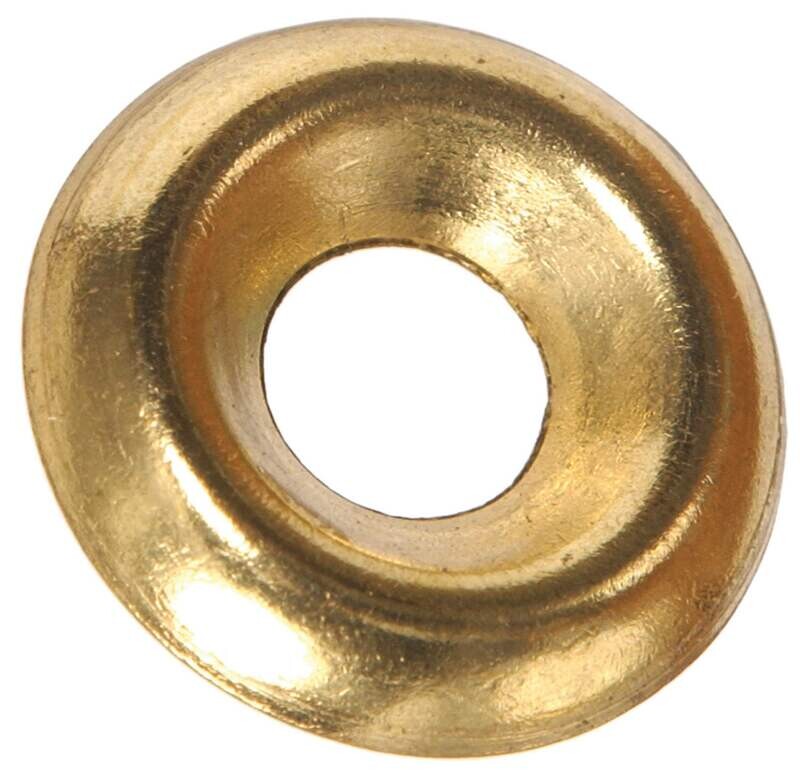 Brass finishing washer