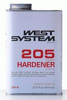 West resin 205 Fast hardener - choose size