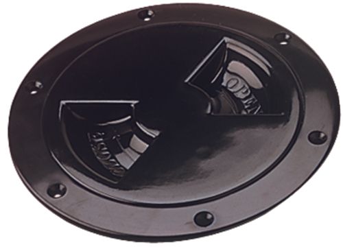 Quarter Turn Deck Plates - black