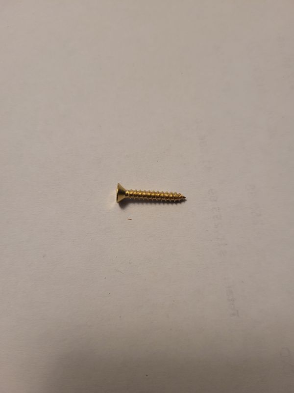 Brass screws 3/4 " ( #4 sq drive) (packs of 20)