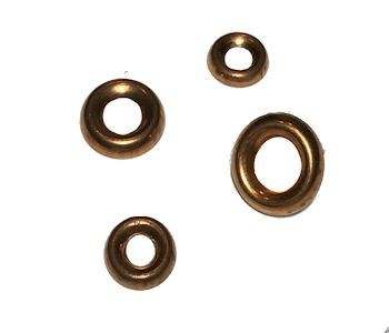 Bronze finishing washer #8