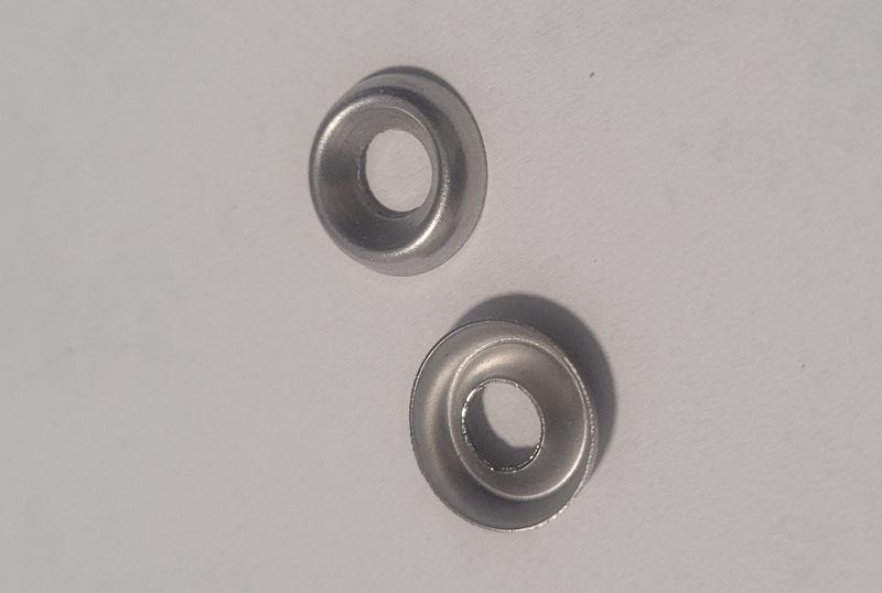 Stainless steel finishing washer #8