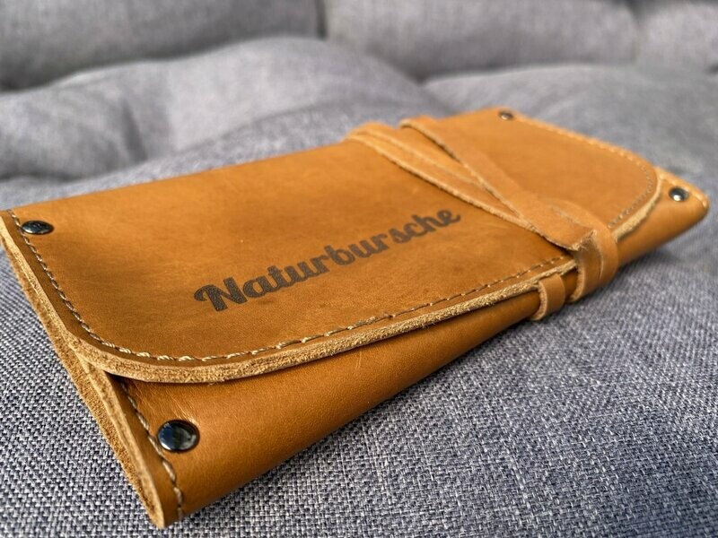 Pfeifentasche Exklusiv Leder braun Naturbursche Pfeifentasche Exklusiv Leder braun Naturbursche