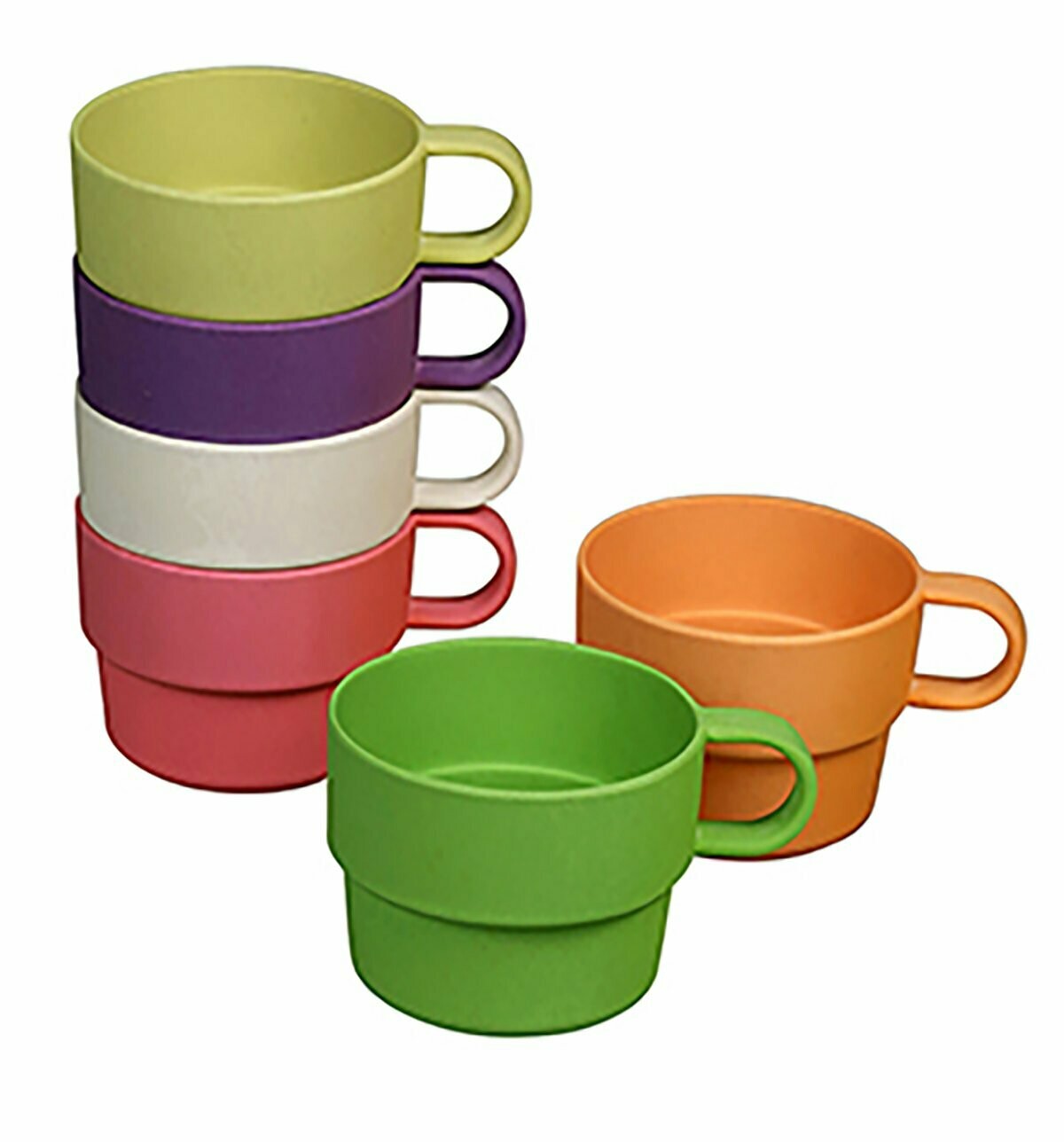 Stackable Bamboo Cup 12 Assorted