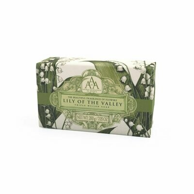 AAA Floral Lily of the Valley Wrapped Soap