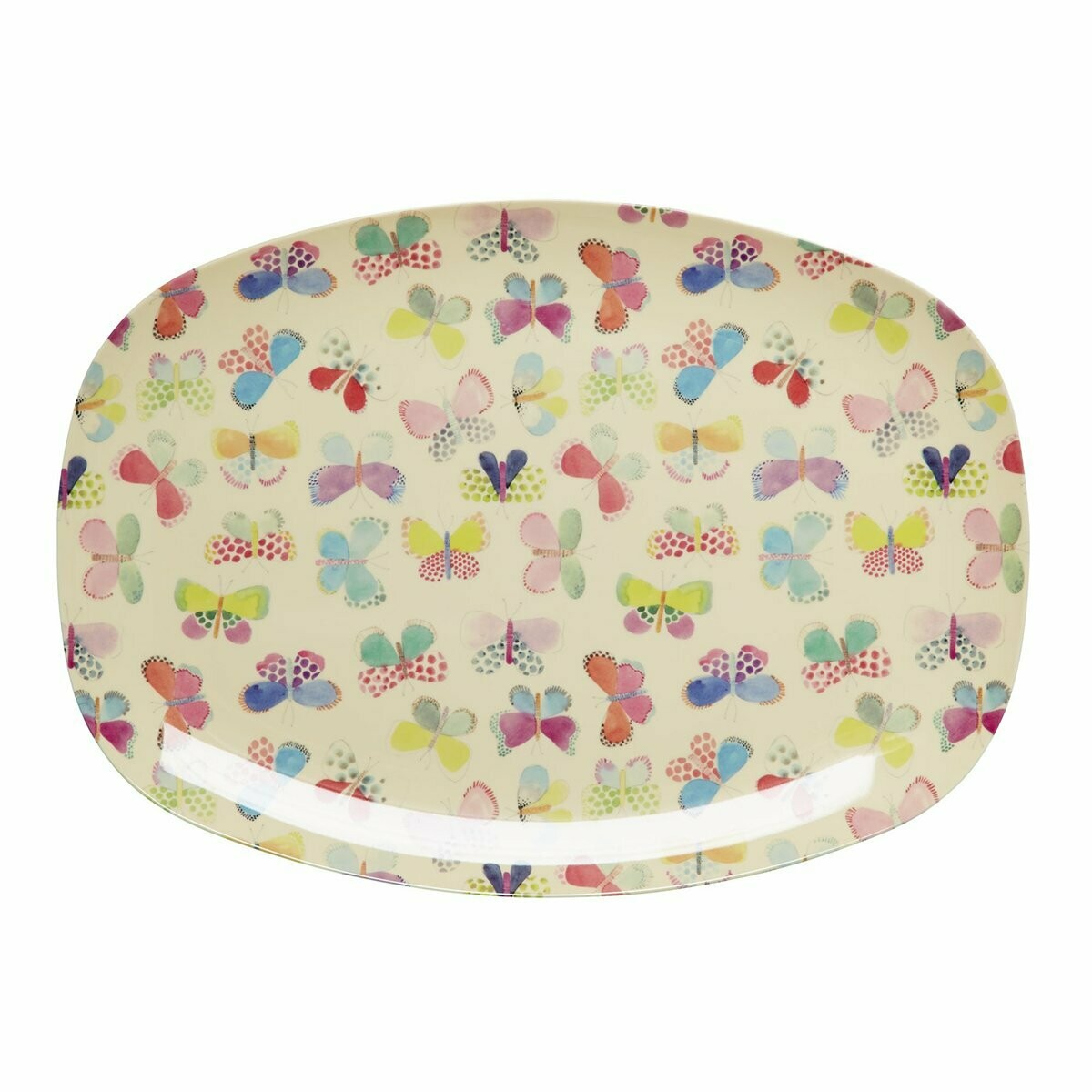 Melamine Butterfly Plate