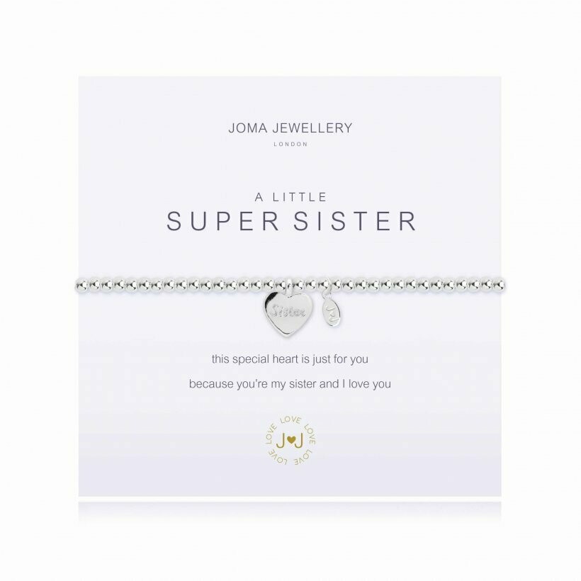 Joma Jewellery A Little Super Sister Bracelet