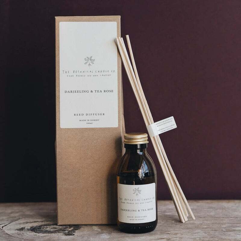 The Botanical Candle Co. Darjeeling & Tea Rose Room Diffuser