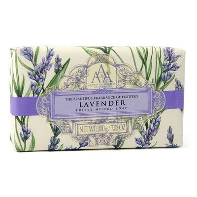 AAA Floral Lavender Wrapped Soap