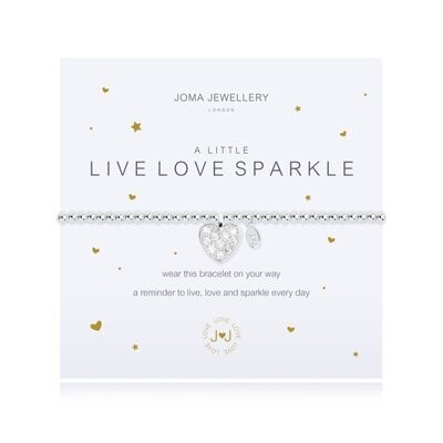 Joma Jewellery A Little Live Love Sparkle Bracelet