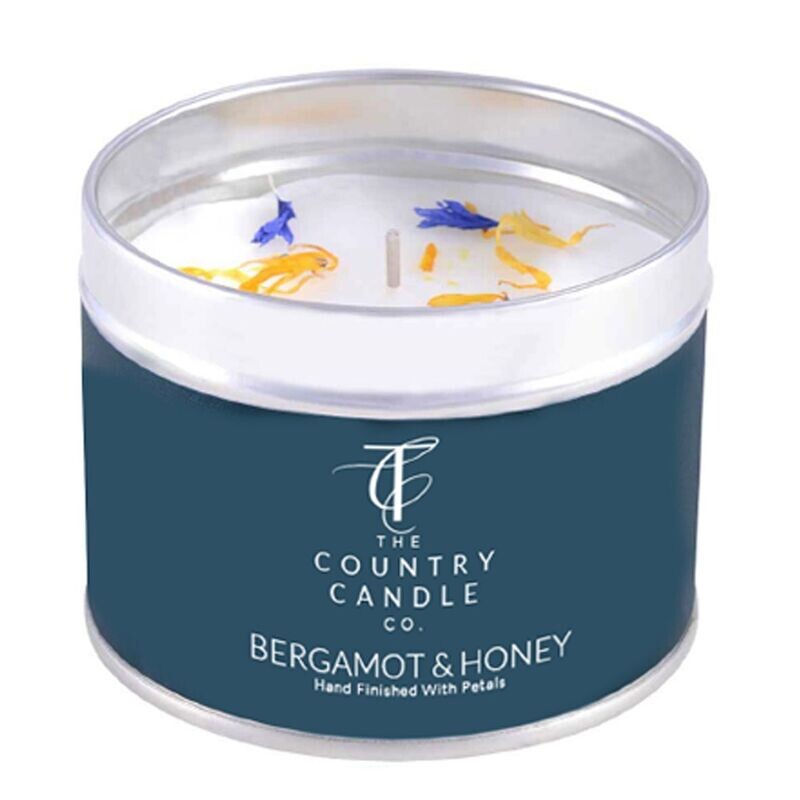 The Country Candle Co. Bergamot & Honey Pastels Candle In Tin