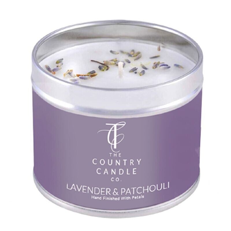 The Country Candle Co. Lavender & Patchouli Pastels Candle In Tin