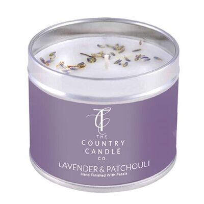 Lavender & Patchouli Pastels Candle In Tin