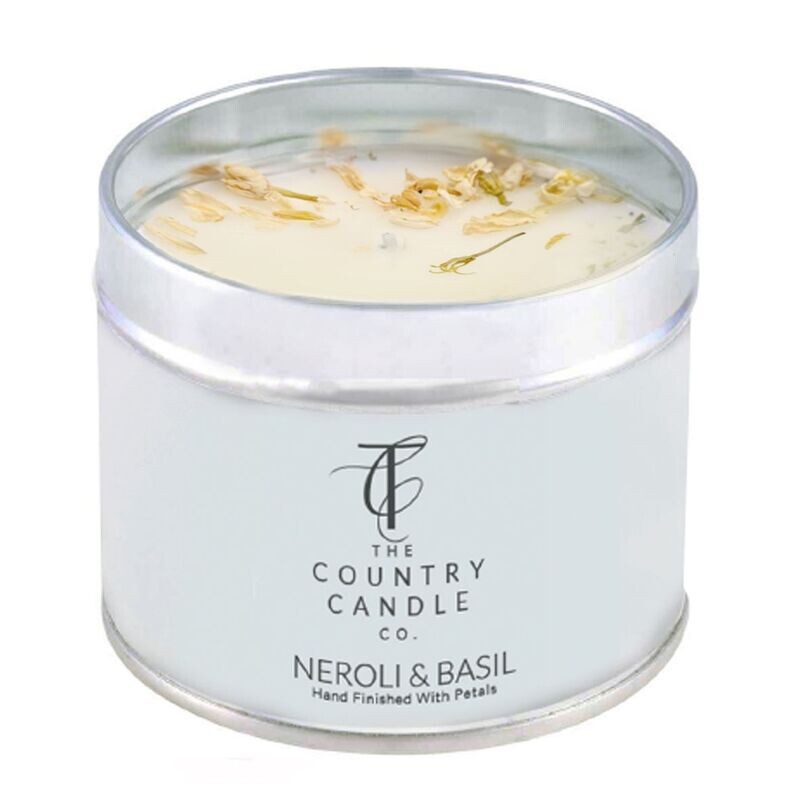 The Country Candle Co. Neroli & Basil Pastels Candle in Tin
