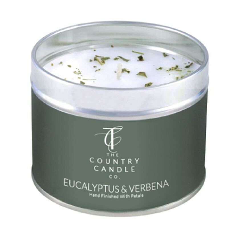 The Country Candle Co. Eucalyptus & Verbena Pastels Candle in Tin