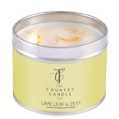 Lime Leaf & Zest Pastels Candle in Tin