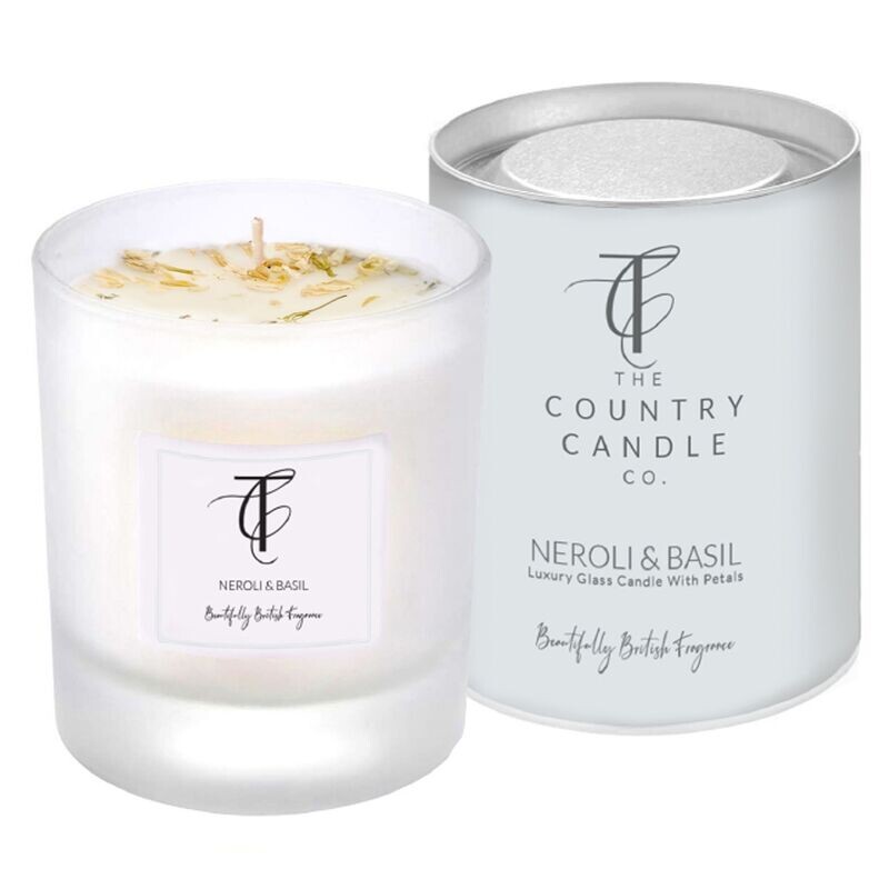 The Country Candle Co. Neroli & Basil Pastels Candle in Jar