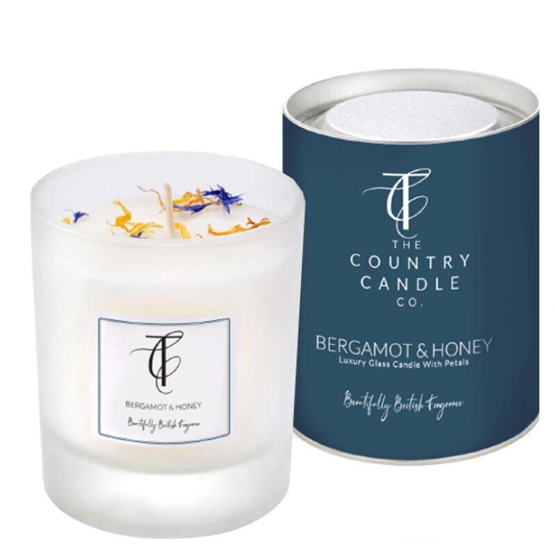 Bergamot & Honey Pastels Candle in Jar