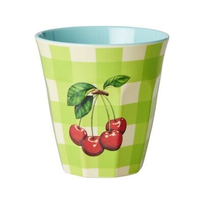 RicebyRice Love Therapy Cherry Melamine Cup