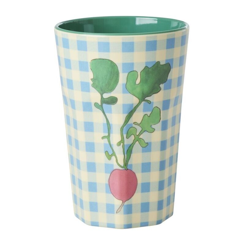 RicebyRice Radish Melamine Latte Cup