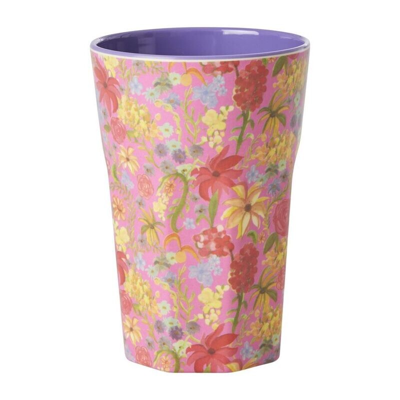 RicebyRice Swedish Flower Melamine Latte Cup