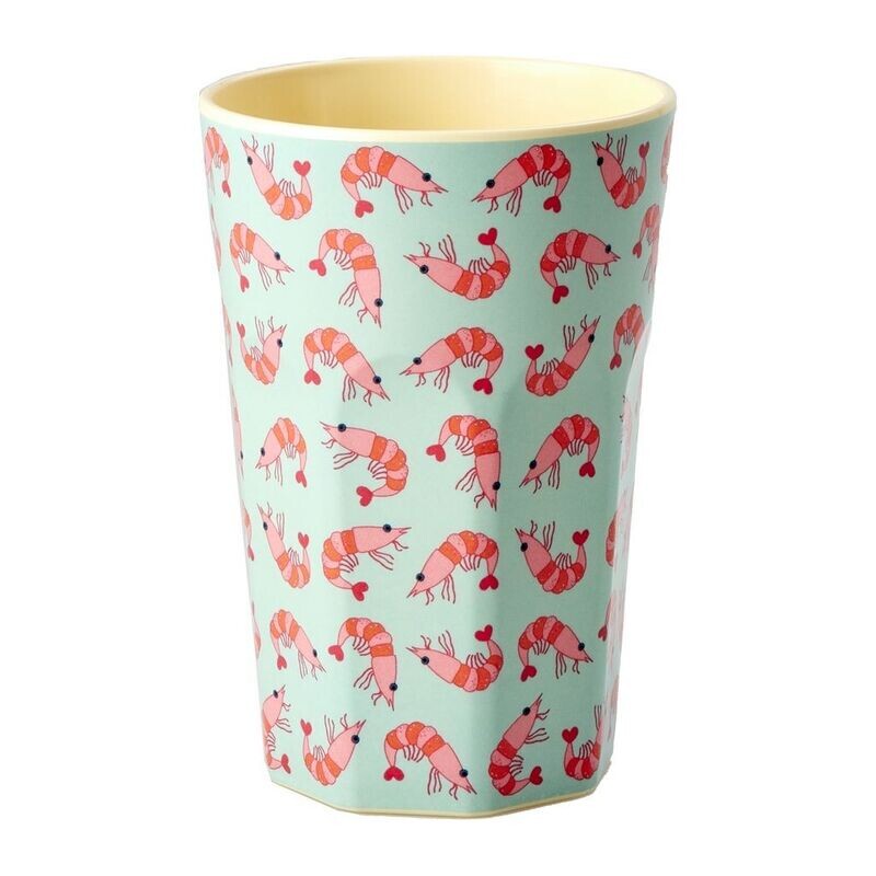 RicebyRice Shrimp Melamine Latte Cup