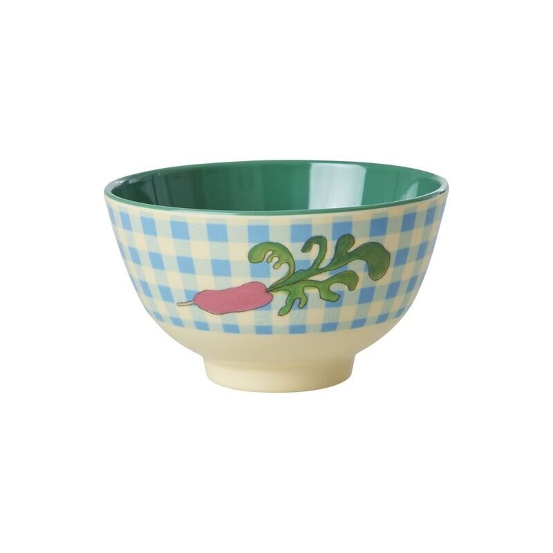 RicebyRice Small Radish Melamine Bowl