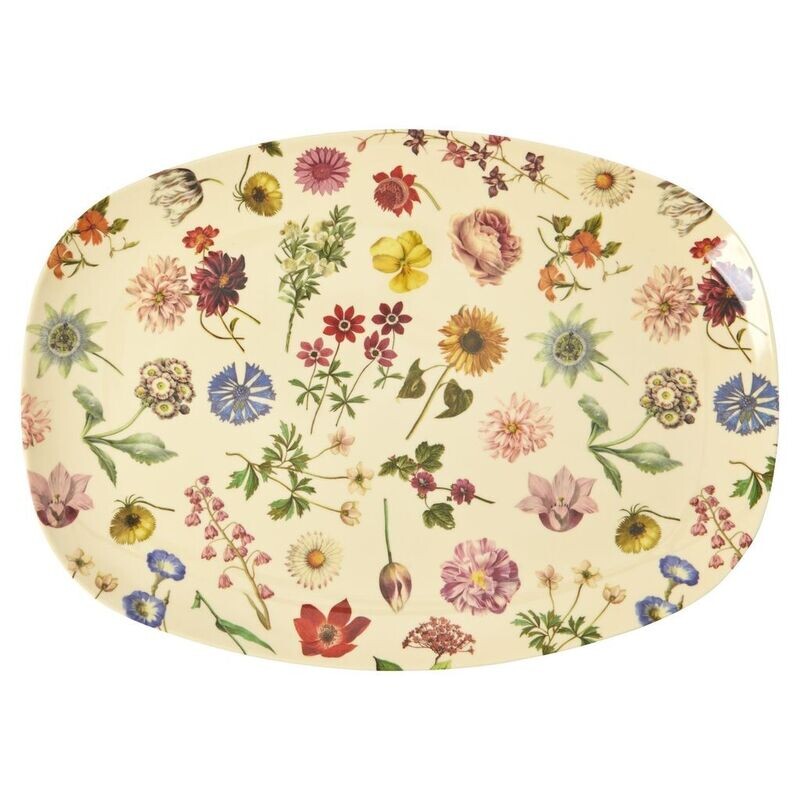 RicebyRice Floras Melamine Plate