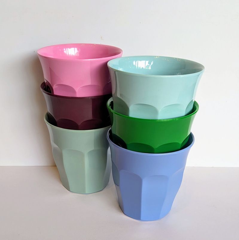 RicebyRice Plain Medium Melamine Cup