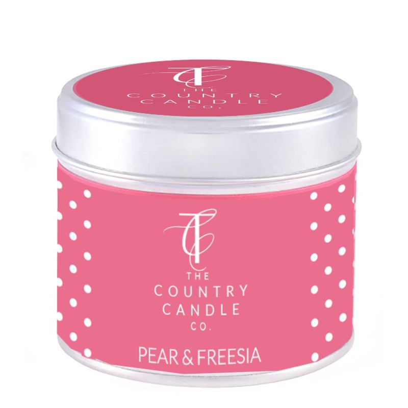 The Country Candle Co. Pear & Freesia Quintessential Candle In Tin