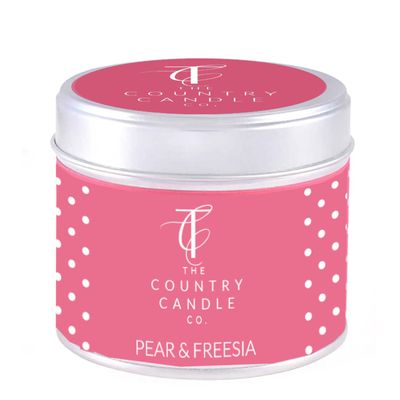 The Country Candle Co. Pear & Freesia Quintessential Candle In Tin