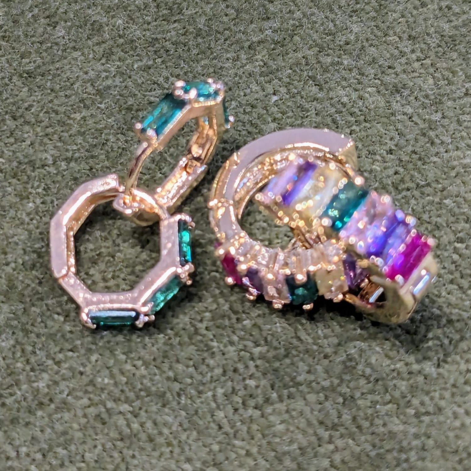 Lisa Angel Baguette Earring