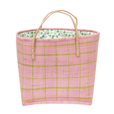 Rice.dk Rose Raffia Bag