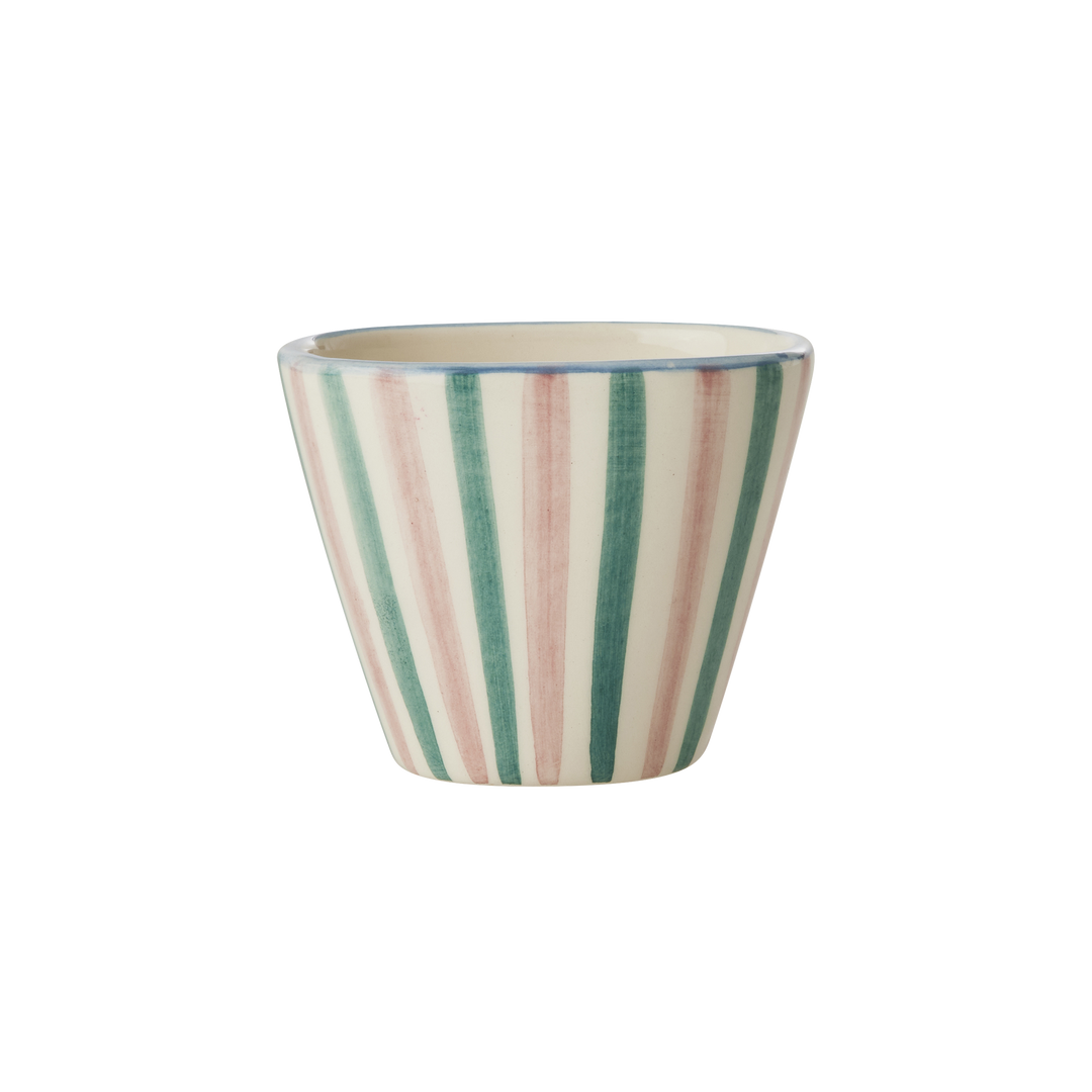 Rice.dk Hand Painted Stripey Espresso Cup