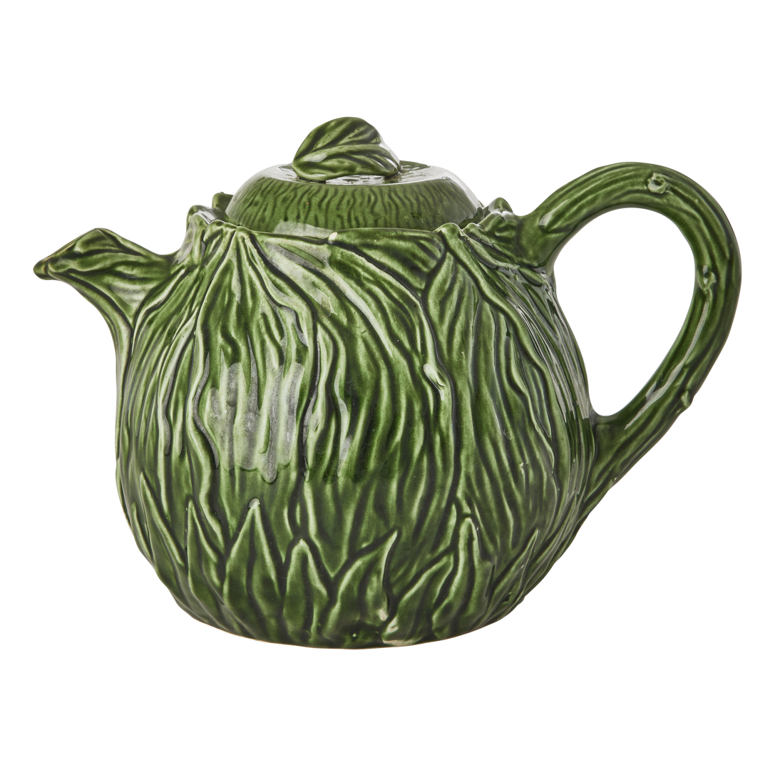Rice.dk Hand Painted Kale Teapot